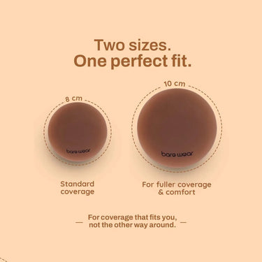 Non-Adhesive Reusable Nipple Covers (8 cm)