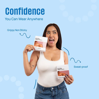 Non-Adhesive Reusable Nipple Covers (8 cm)