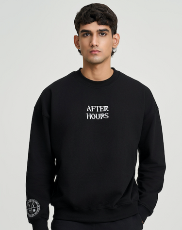 After Hours Black Sweatshirt Men