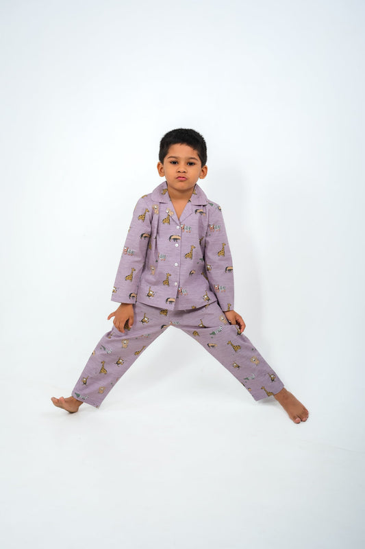 Jungle Jamboree – Unisex Cotton Night Suit