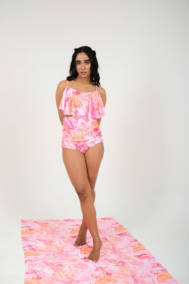 Rose Rhapsody – Flounce Bikini Set