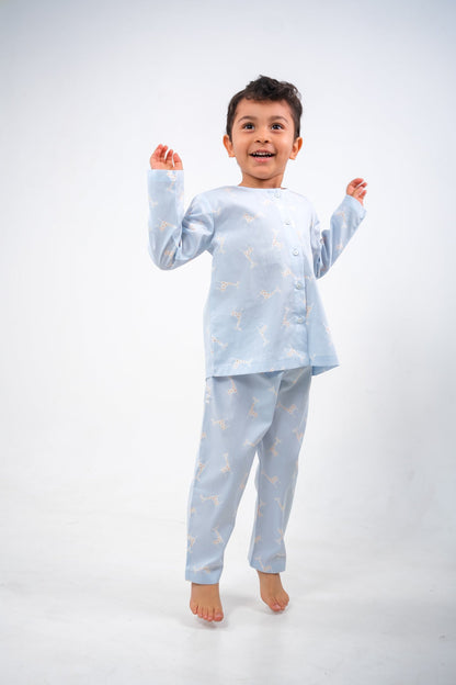 Giraffe Jam – Unisex Cotton Night Suit