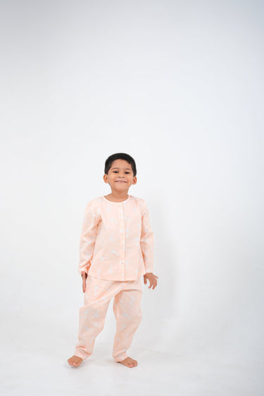 Giraffe Jam – Unisex Cotton Night Suit