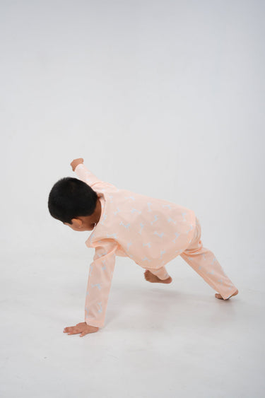 Giraffe Jam – Unisex Cotton Night Suit