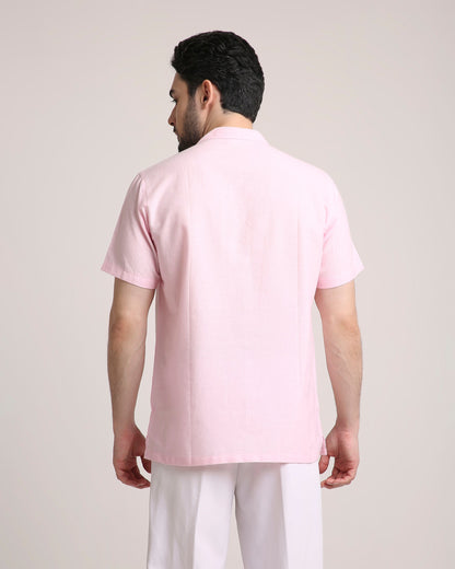 Pink Pour Shirt For Men