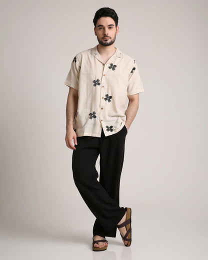 Petal Stitch Shirt For Men