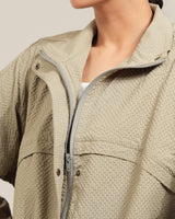 Shop-AeroTraq Runner Jacket Stone Beige