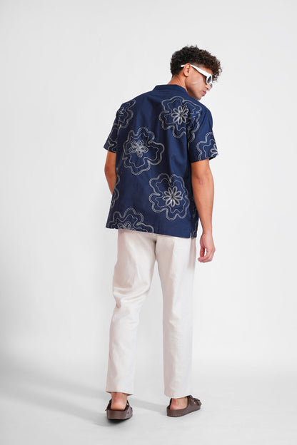 Buta Blue Shirt For Men
