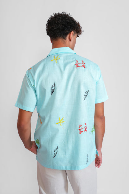 Fish & Crab Shirt For Men