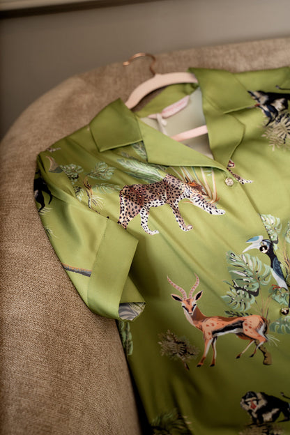 Luxe Jungle Superior Satin Lounger