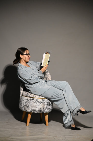 Miss Matched - Grey Fur Set