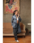 Women Denim Patch Shirt
