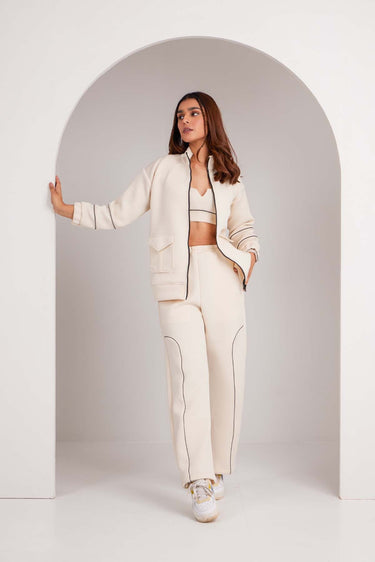 Sand Dune Zip-through 3 Piece Tracksuit