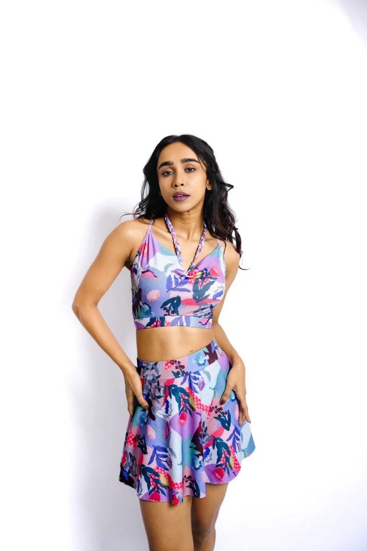 Gardenia Print 2-Piece Swimsuit