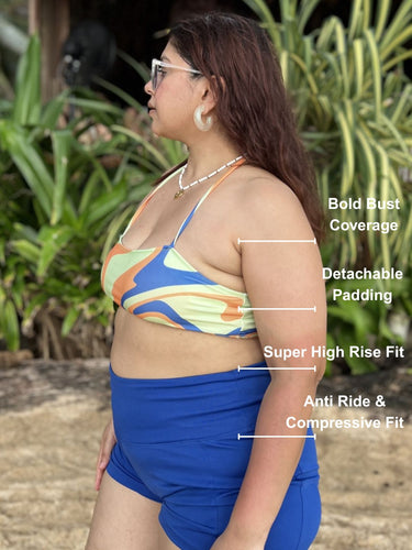 Royal Citrus Shorts Set (2 Pcs)