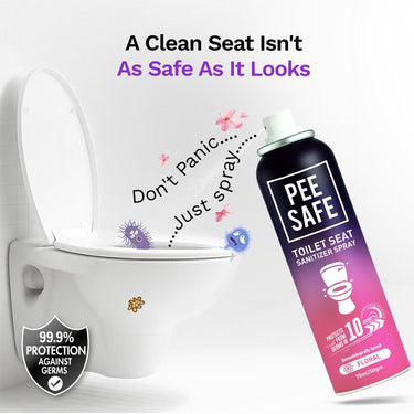 Pee Safe Floral 75ML Toilet Seat Sanitizer Spray