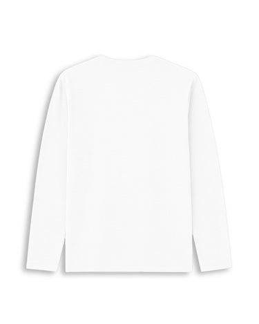 Long Sleeves Loungewear - White