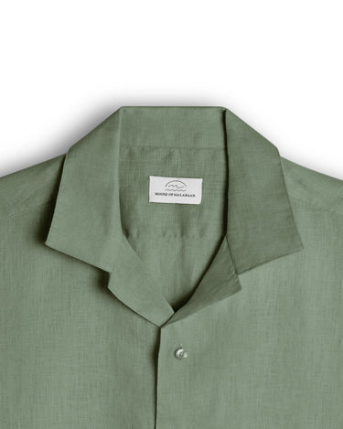 Sage Cuban Collar Shirt