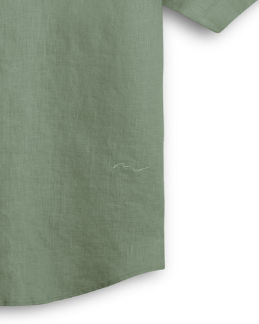 Sage Cuban Collar Shirt