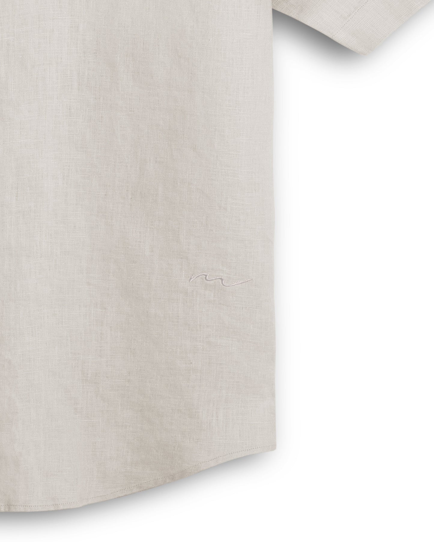 Sand Cuban Collar Shirt