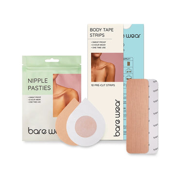 Pre-Cut Body Tape + Adhesive Nipple Pasties