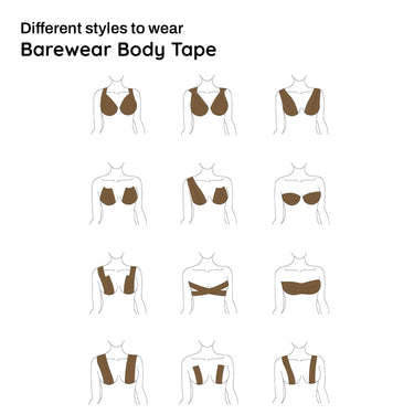 Pre-Cut Body Tape & Non-Adhesive Nipple Covers