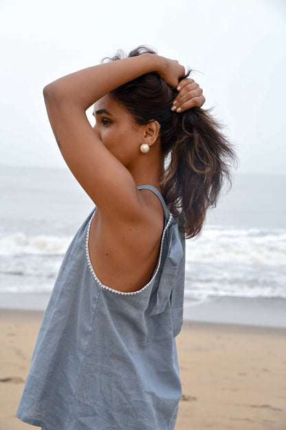 Noir Halter Set