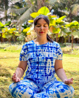 Shop-Shibori Wicking Tee Indigo
