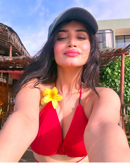 Chopped Chillis Red Bikini Swim Set