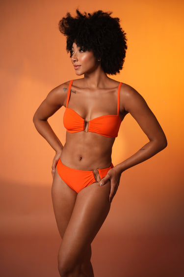 Orange Bikini Set with U Hardware