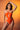 Orange Cutout Monokini