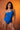 Ocean Blue One-Shoulder Ruched Swimsuit