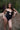 Black Ruched Cutout Swimsuit