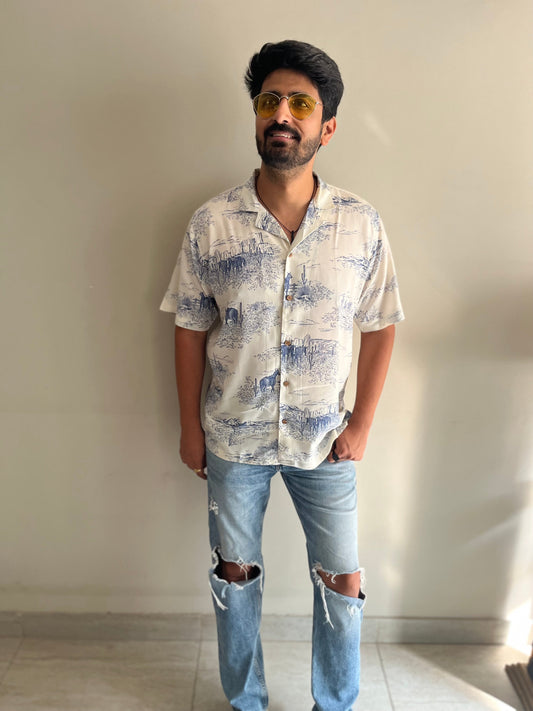 White Horse Shirt For Men