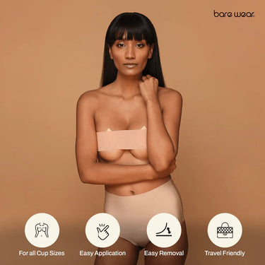 Pre-Cut Body Tape + Adhesive Nipple Pasties