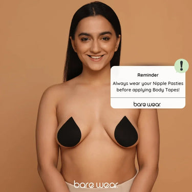 Pre-Cut Body Tape + Adhesive Nipple Pasties