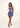 Cobalt Canopy-Halter Swim Dress