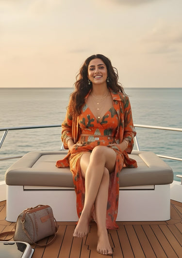 Coral Mirage 3-Piece Beach Set