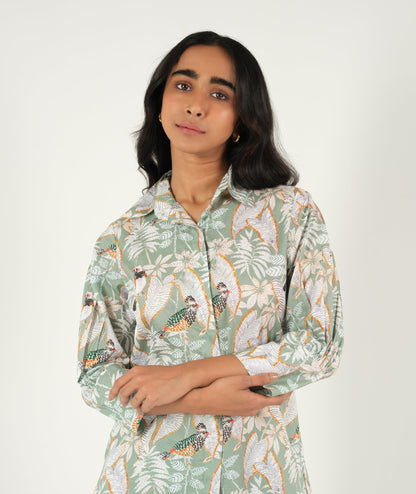 Serene Tropics - Printed Co-ord Set