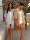 Silver and Gold Metallic Fringe Capes (Pack of 2)