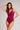 Burgundy Belted Swimsuit