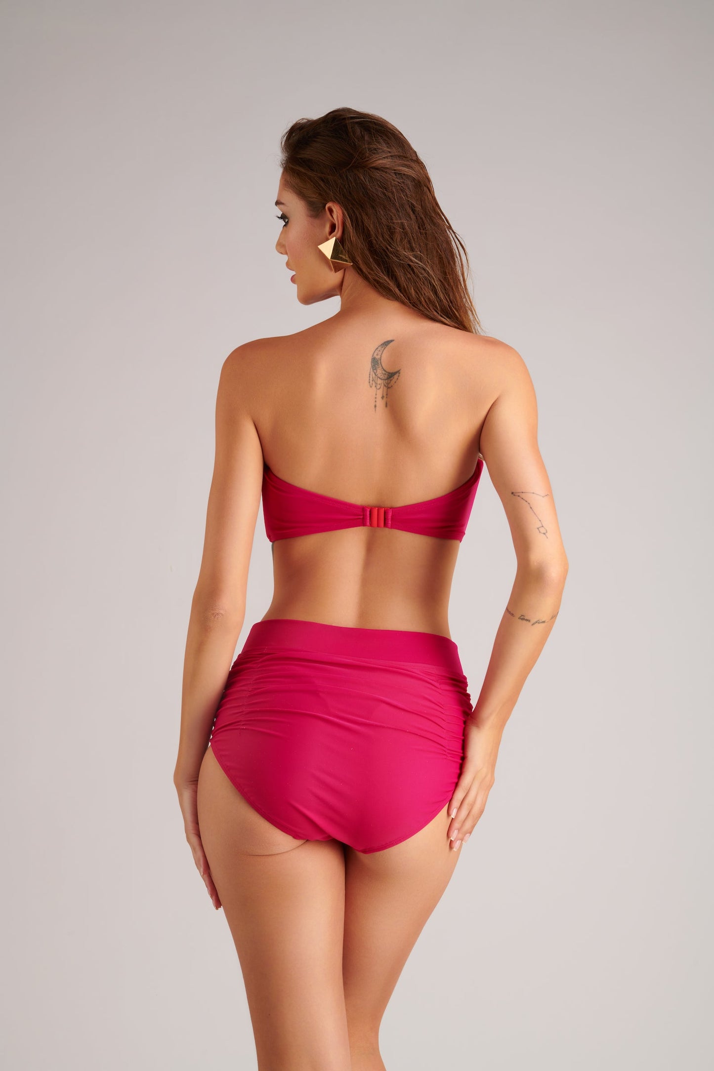 FUSCIA BANDEAU BIKINI