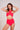 Coral Draped Bikini