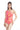 Sorbet Draped One Shoulder Swimsuit