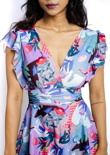 Garden Print – Frock Swimsuit