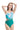 Wave Metal Mesh One Shoulder Swimsuit
