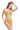 Golden Yellow Embellished Bikini Set