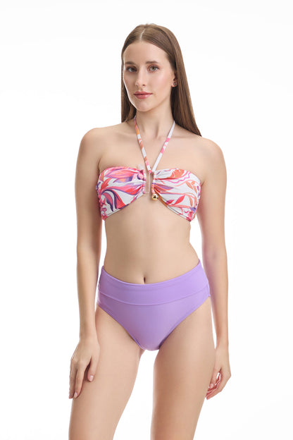 Flora Bandeau Swimsuit