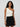 Ribbed Knit Black Mini Skirt