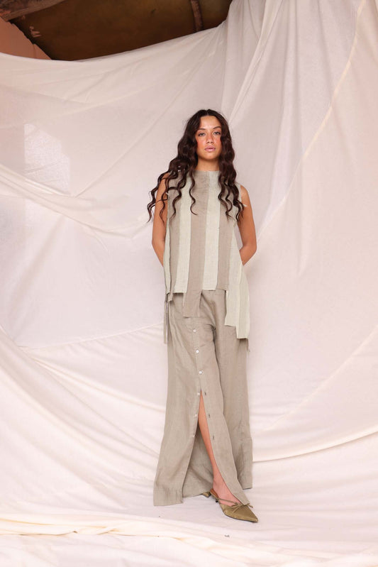 Brick Color Block Co-ord Set